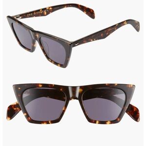 rag & bone 51mm Cat Eye Sunglasses in Dark Havana